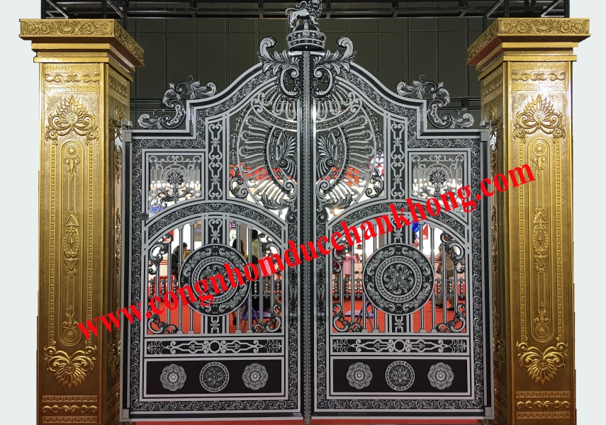 Cổng nhôm đúc trọn bộ G070.B