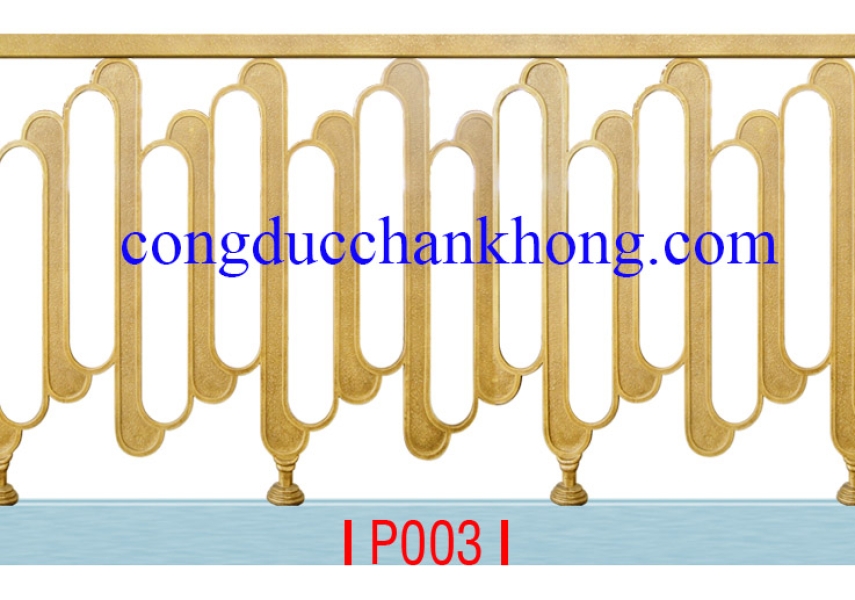 Lan can nhôm đúc P003