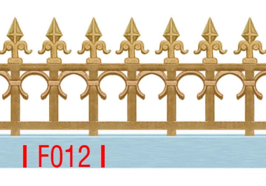 Chông gai hợp kim nhôm đúc F012