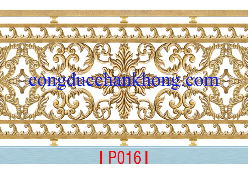 Lan can nhôm đúc P016