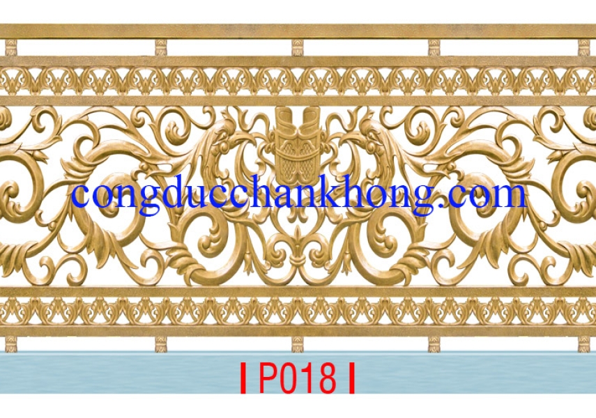 Lan can nhôm đúc P018